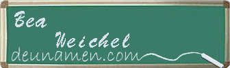 Bea Weichel Visitenkarte